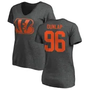 Carlos Dunlap Women's Cincinnati Bengals One Color T-Shirt - Ash