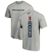 Carlos Henderson Denver Broncos Backer T-Shirt - Ash