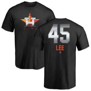 Carlos Lee Houston Astros Midnight Mascot T-Shirt - Black