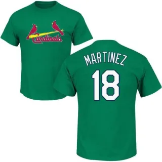 Carlos Martinez St. Louis Cardinals St. Patrick's Day Name & Number T-Shirt - Green