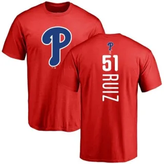 Carlos Ruiz Philadelphia Phillies Backer T-Shirt - Red