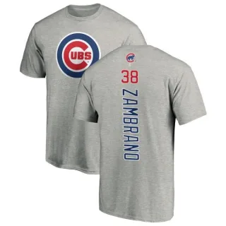 Carlos Zambrano Chicago Cubs Backer T-Shirt - Ash