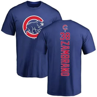 Carlos Zambrano Chicago Cubs Backer T-Shirt - Royal