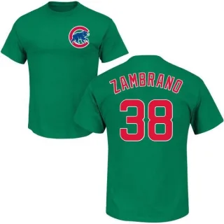 Carlos Zambrano Chicago Cubs St. Patrick's Day Name & Number T-Shirt - Green