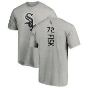 Carlton Fisk Chicago White Sox Backer T-Shirt - Ash