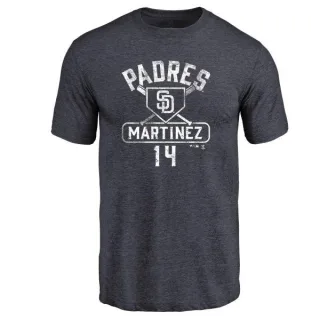 Carmelo Martinez San Diego Padres Base Runner Tri-Blend T-Shirt - Navy