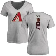 Carson Kelly Women's Arizona Diamondbacks Backer Slim Fit T-Shirt - Ash