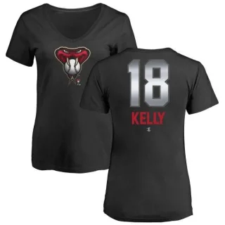 Carson Kelly Women's Arizona Diamondbacks Midnight Mascot V-Neck T-Shirt - Black