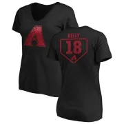 Carson Kelly Women's Arizona Diamondbacks RBI Slim Fit V-Neck T-Shirt - Black