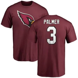 Carson Palmer Arizona Cardinals Name & Number Logo T-Shirt - Maroon