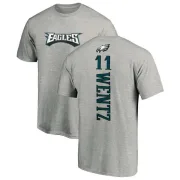 Carson Wentz Philadelphia Eagles Backer T-Shirt - Ash