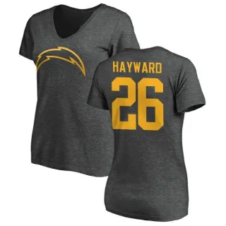 Casey Hayward Women's Los Angeles Chargers One Color T-Shirt - Ash