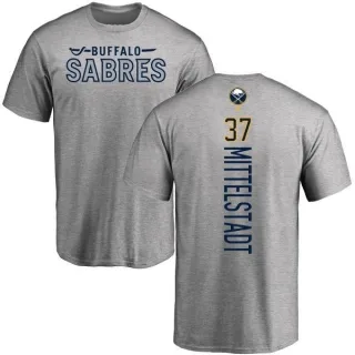 Casey Mittelstadt Buffalo Sabres Backer T-Shirt - Ash