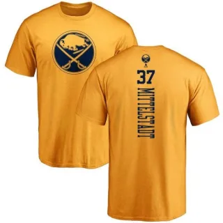 Casey Mittelstadt Buffalo Sabres One Color Backer T-Shirt - Gold