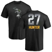 Catfish Hunter Oakland Athletics Midnight Mascot T-Shirt - Black