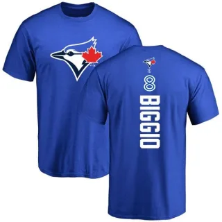 Cavan Biggio Toronto Blue Jays Backer T-Shirt - Royal