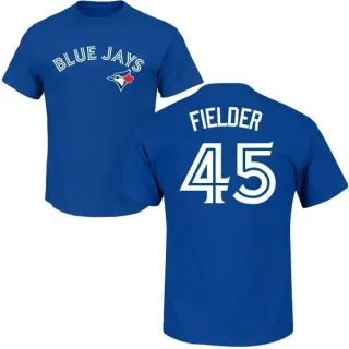 Cecil Fielder Toronto Blue Jays Name & Number T-Shirt - Royal