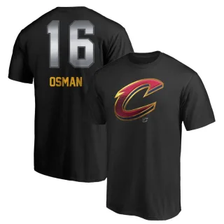 Cedi Osman Cleveland Cavaliers Black Midnight Mascot T-Shirt