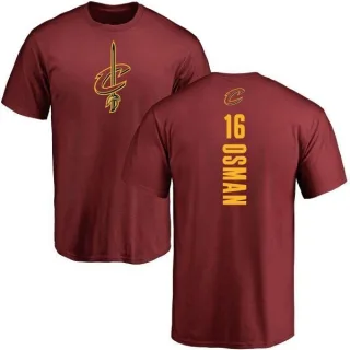 Cedi Osman Cleveland Cavaliers Maroon Backer T-Shirt