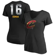 Cedi Osman Women's Cleveland Cavaliers Black Midnight Mascot T-Shirt