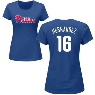 Cesar Hernandez Women's Philadelphia Phillies Name & Number T-Shirt - Royal