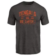 Cethan Carter Cincinnati Bengals Flanker Tri-Blend T-Shirt - Black