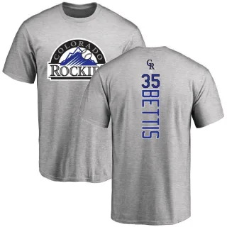 Chad Bettis Colorado Rockies Backer T-Shirt - Ash