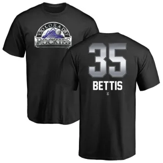 Chad Bettis Colorado Rockies Midnight Mascot T-Shirt - Black