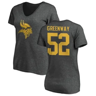 Chad Greenway Women's Minnesota Vikings One Color T-Shirt - Ash