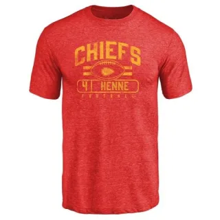 Chad Henne Kansas City Chiefs Flanker Tri-Blend T-Shirt - Red