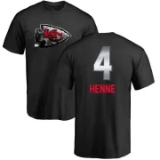 Chad Henne Kansas City Chiefs Midnight Mascot T-Shirt - Black