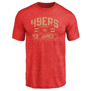 Chanceller James San Francisco 49ers Flanker Tri-Blend T-Shirt - Red