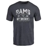 Chandler Brewer Los Angeles Rams Flanker Tri-Blend T-Shirt - Navy