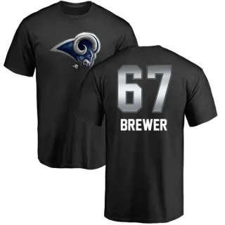 Chandler Brewer Los Angeles Rams Midnight Mascot T-Shirt - Black