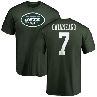 Chandler Catanzaro New York Jets Name & Number Logo T-Shirt - Green