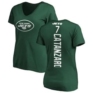 Chandler Catanzaro Women's New York Jets Backer Slim Fit T-Shirt - Green