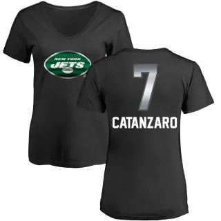 Chandler Catanzaro Women's New York Jets Midnight Mascot T-Shirt - Black