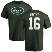 Chandler Worthy New York Jets Name & Number Logo T-Shirt - Green