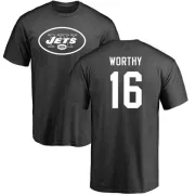 Chandler Worthy New York Jets One Color T-Shirt - Ash