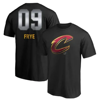 Channing Frye Cleveland Cavaliers Black Midnight Mascot T-Shirt