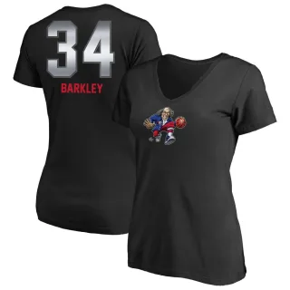 Charles Barkley Women's Philadelphia 76ers Black Midnight Mascot T-Shirt