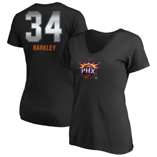 Charles Barkley Women's Phoenix Suns Black Midnight Mascot T-Shirt