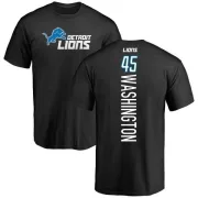 Charles Washington Detroit Lions Backer T-Shirt - Black