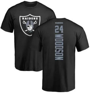 Charles Woodson Oakland Raiders Backer T-Shirt - Black