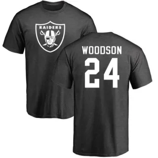 Charles Woodson Oakland Raiders One Color T-Shirt - Ash