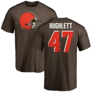 Charley Hughlett Cleveland Browns Name & Number Logo T-Shirt - Brown