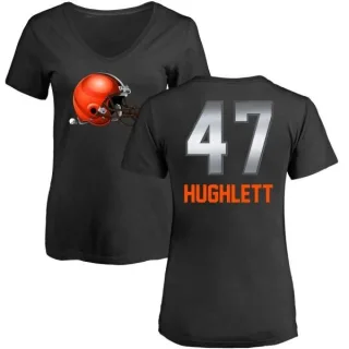 Charley Hughlett Women's Cleveland Browns Midnight Mascot T-Shirt - Black