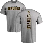 Charlie Coyle Boston Bruins Backer T-Shirt - Ash