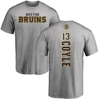 Charlie Coyle Boston Bruins Backer T-Shirt - Ash