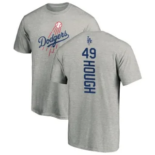 Charlie Hough Los Angeles Dodgers Backer T-Shirt - Ash